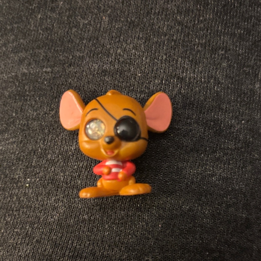 Brown and Pink Mouse Figurine